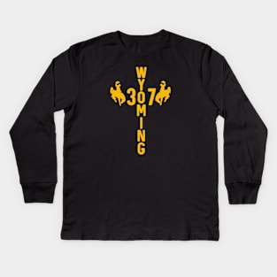 Wyoming 307 Kids Long Sleeve T-Shirt